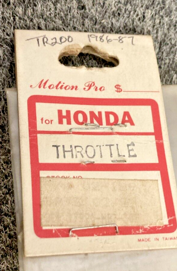 NEW MOTION PRO 02-189 THROTTLE CABLE AND CAP MP, HONDA TRX 200R