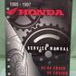 GENUINE HONDA 61GBF01 CR80/CR80RB SERVICE MANUAL '95-'97