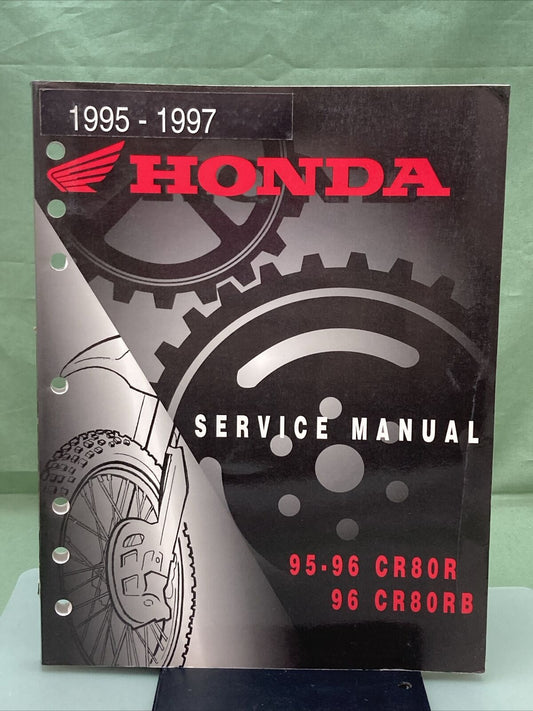 GENUINE HONDA 61GBF01 CR80/CR80RB SERVICE MANUAL '95-'97