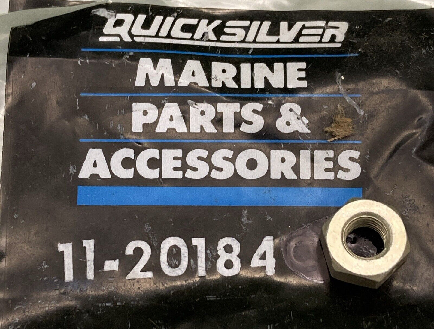 QTY 3 NEW GENUINE MERCURY QUICKSILVER 11-20184 NUT BTM COWL ADA PLT OUTBOARD 6HP