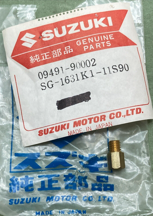NEW GENUINE SUZUKI 09491-90002 JET MAIN CARBURETOR