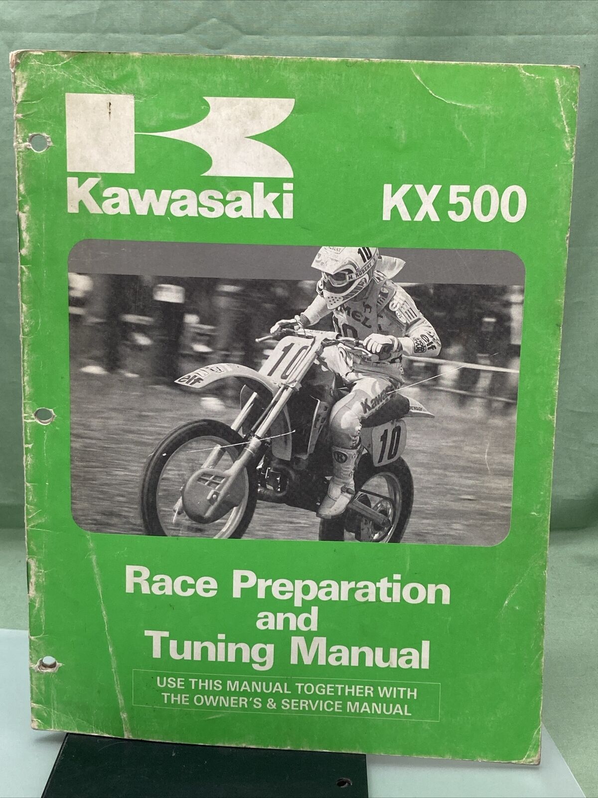 GENUINE KAWASAKI 99920-1387-01 RACE PREPARATION AND TUNING MANUAL KX500