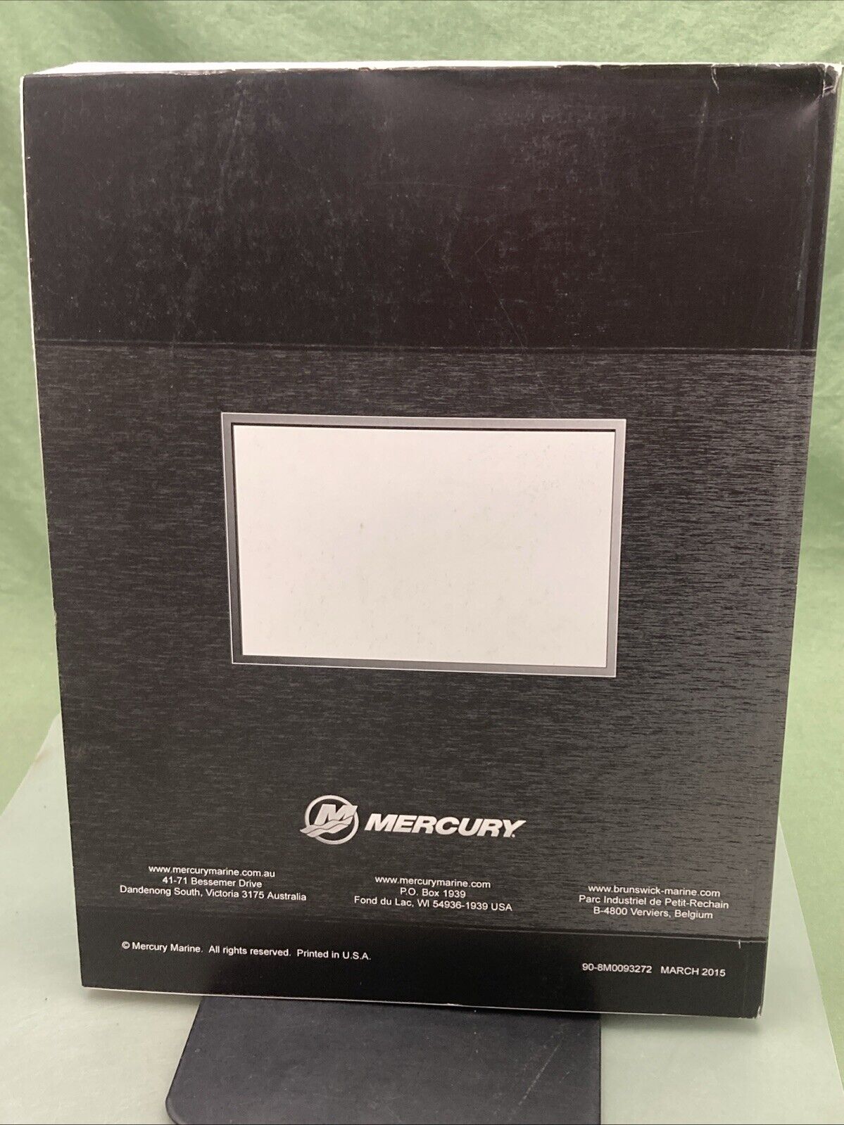 GENUINE MERCURY 90-8M0093272 REMOTE CONTROLS SERVICE MANUAL 2015