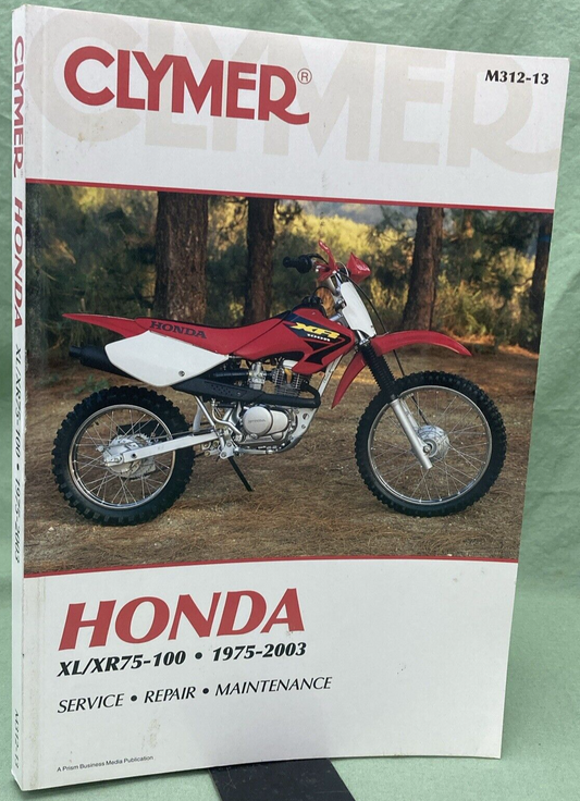 CLYMER M312-13 HONDA XL/XR75-100 SERVICE MANUAL 1975-2003