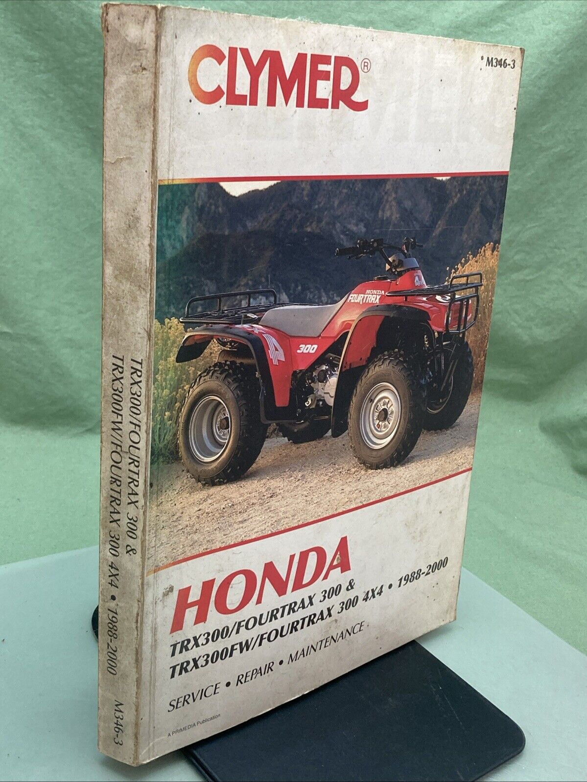 GENUINE CLYMER M346-3 HONDA SHAFT DRIVE ATC250 & FOURTRAX 200-250 '84-'87 MANUAL