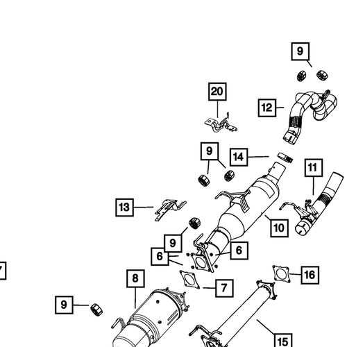 NEW GENUINE MOPAR 68288935AC Catalytic Converter FITS 2013-2016 Ram 3500