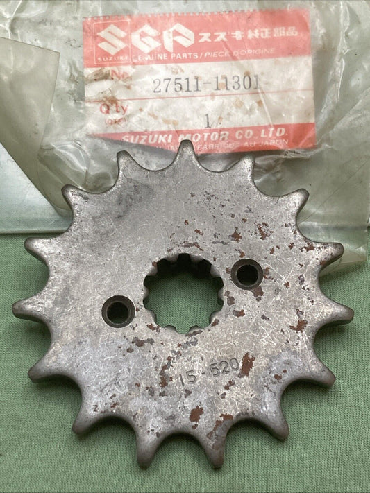NEW GENUINE SUZUKI 27511-11301 SPROCKET TRANSMISSION 15T FOR GS300
