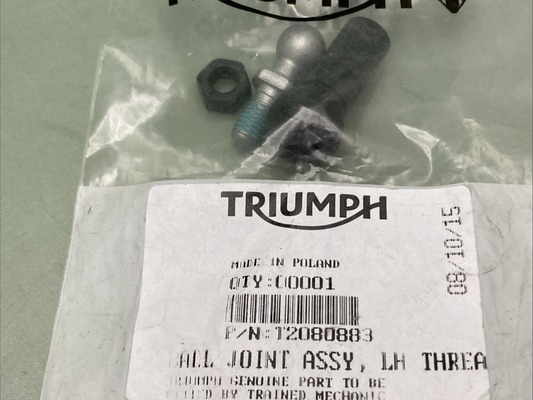 NEW GENUINE TRIUMPH T2080883 Ball Joint Assembly, Lh Thread