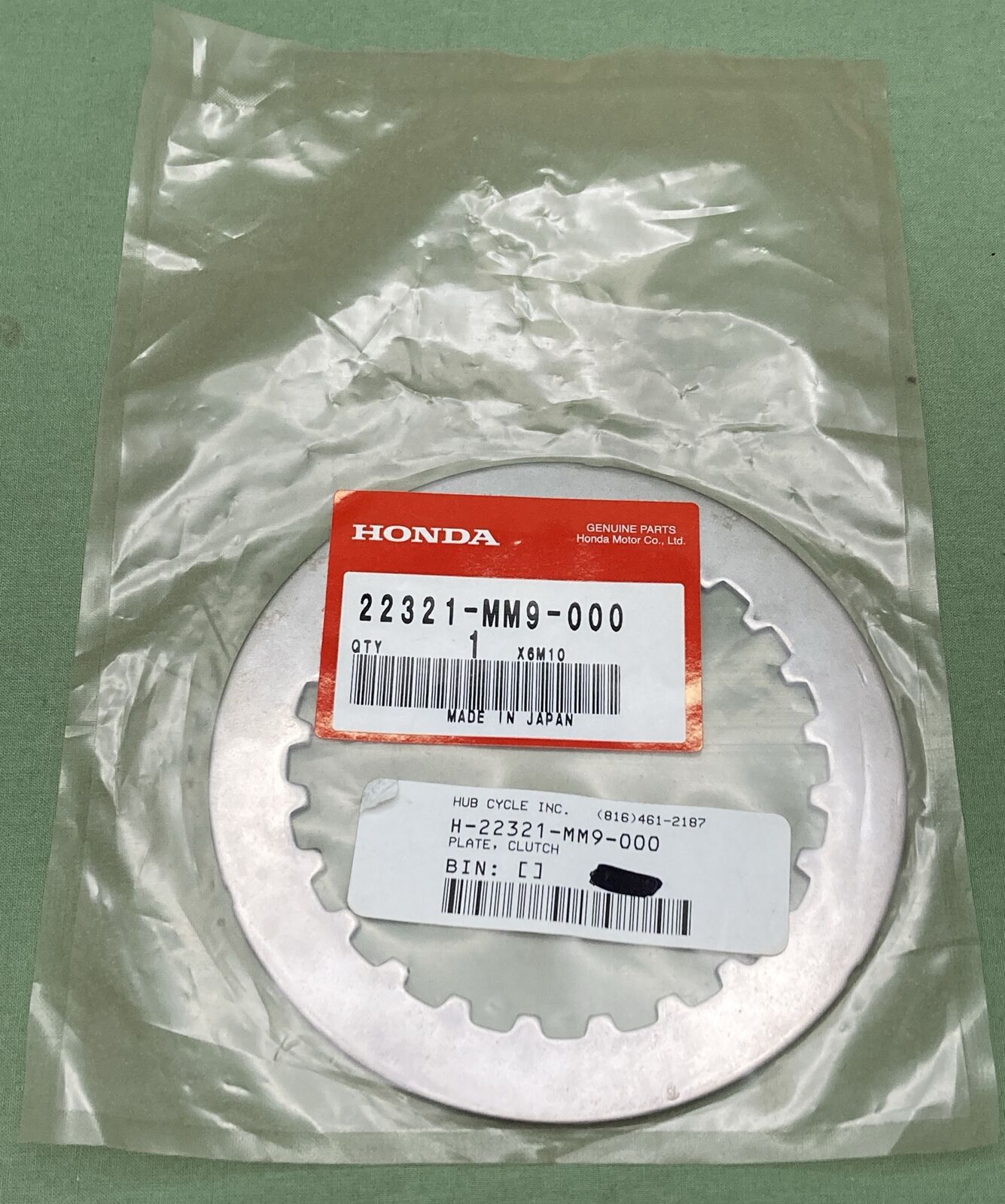 NEW GENUINE HONDA 22321-MM9-000 CLUTCH PLATE – Merica Powersports