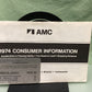 AMC 3222639 OWNER'S MANUAL GREMLIN-HORNET-JAVELIN-MATADOR-AMBASSADOR '74