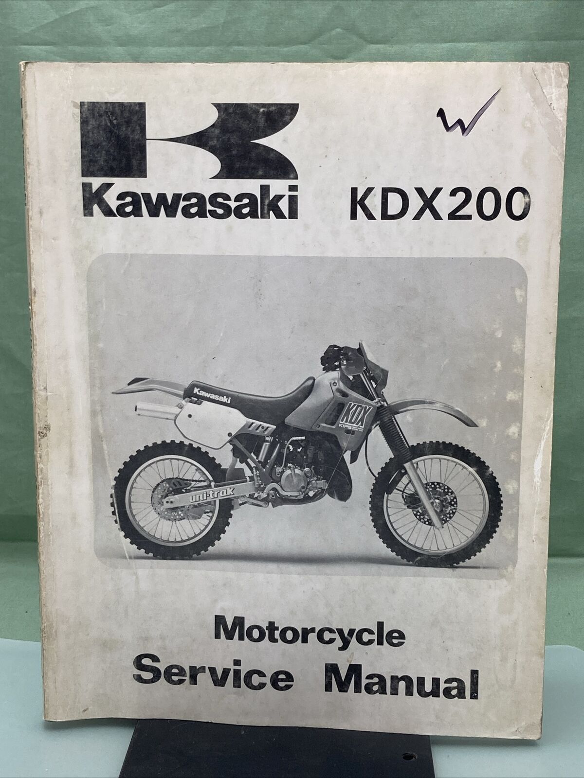 GENUINE KAWASAKI 99924-1114-01 SERVICE MANUAL KDX200