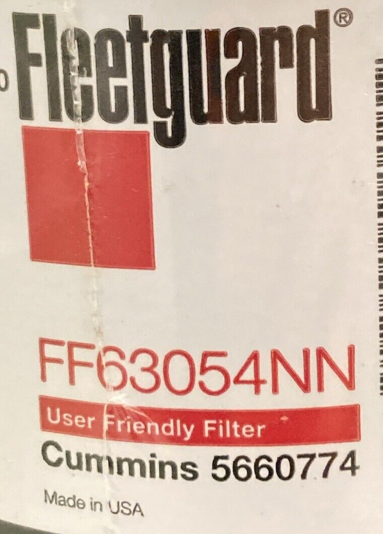 NEW GENUINE FLEETGUARD FF63054NN FUEL FILTER CUMMINS 5660774