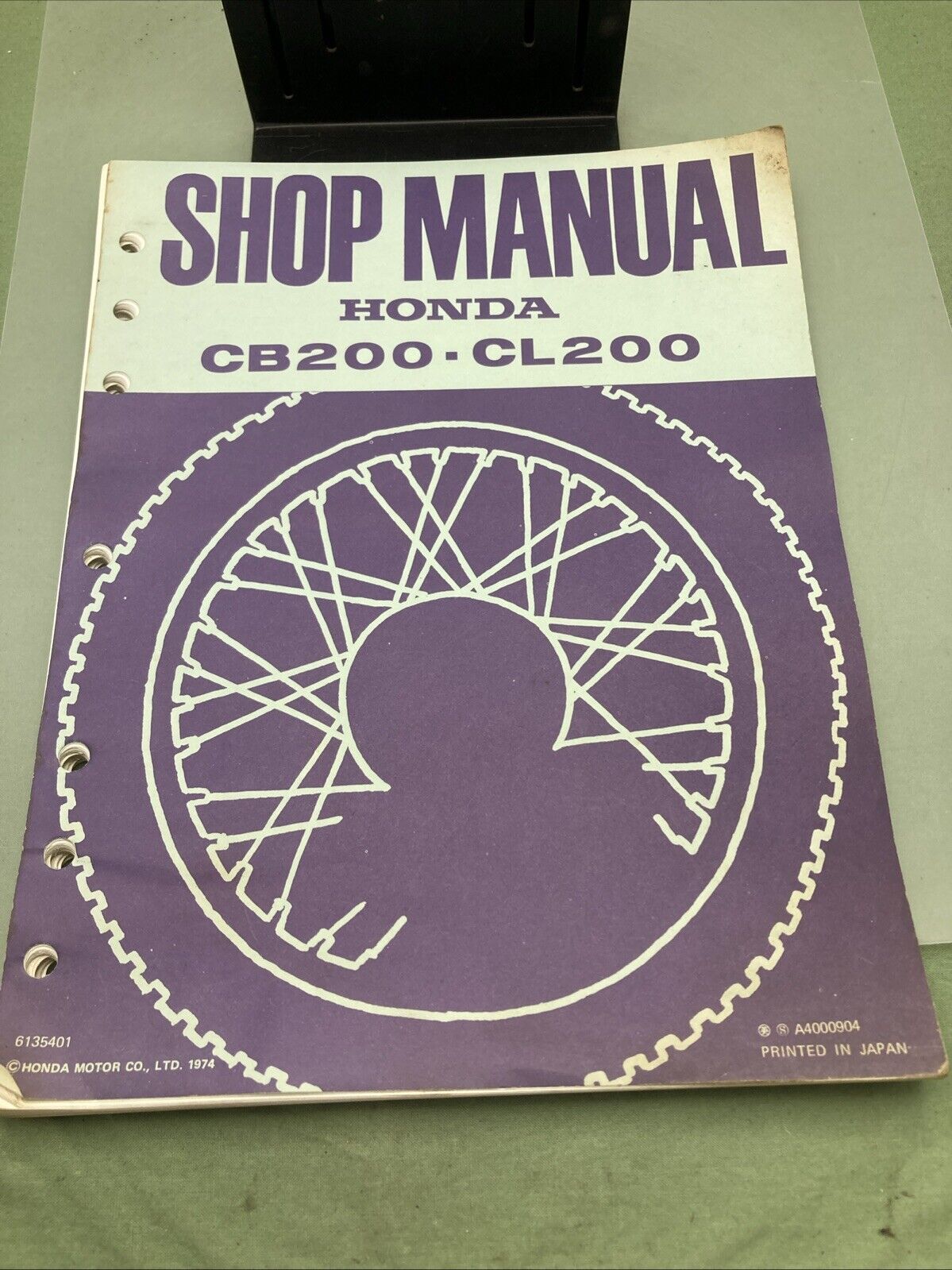 GENUINE HONDA 6135401 CB200-CL200 SHOP MANUAL 1974