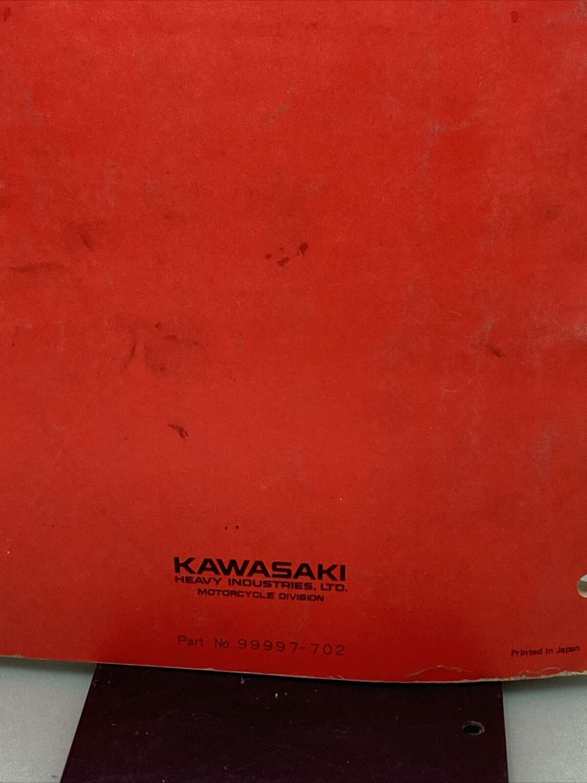 GENUINE KAWASAKI 99997-702 SHOP MANUAL M SERIES