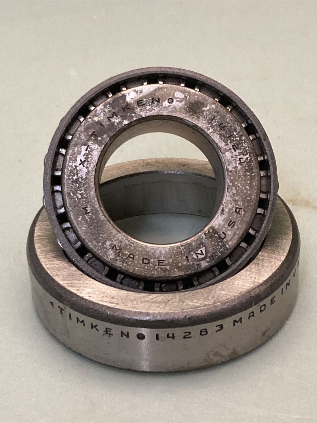 NEW GENUINE Timken 14124 Taper Bearing Cone 1-1/4" WITH 14283 BEARING CUP