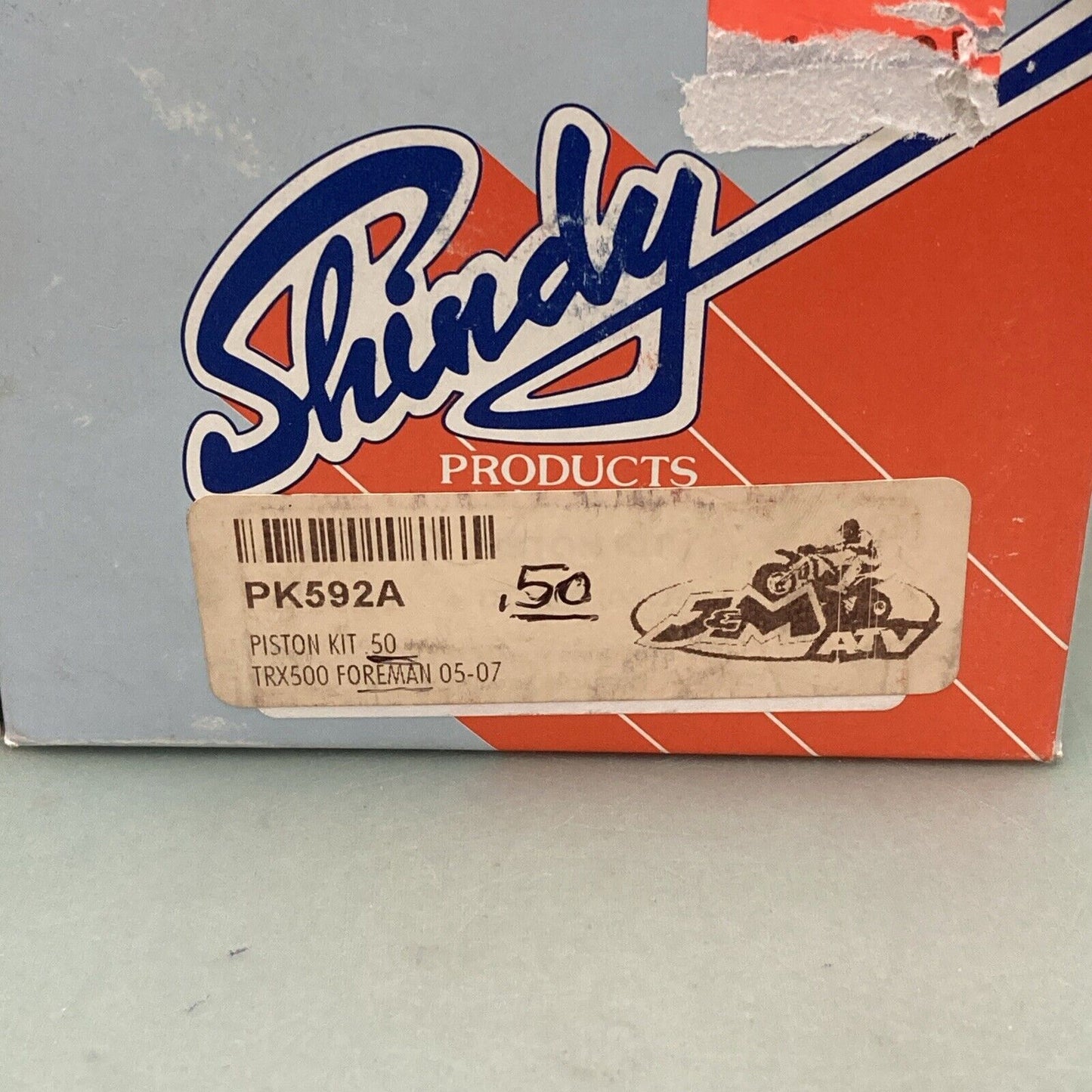 NEW GENUINE SHINDY PK592A TRX500 FOREMAN 05-07 .50 PISTON KIT