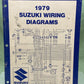 GENUINE SUZUKI 99923-00755 WIRING DIAGRAMS 1979