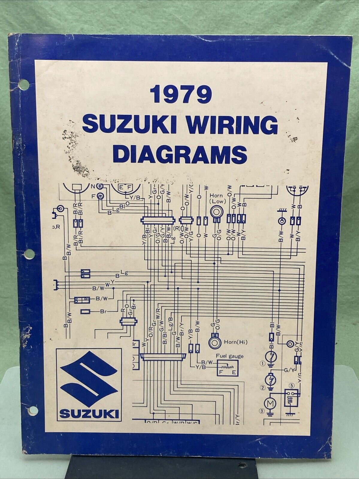 GENUINE SUZUKI 99923-00755 WIRING DIAGRAMS 1979