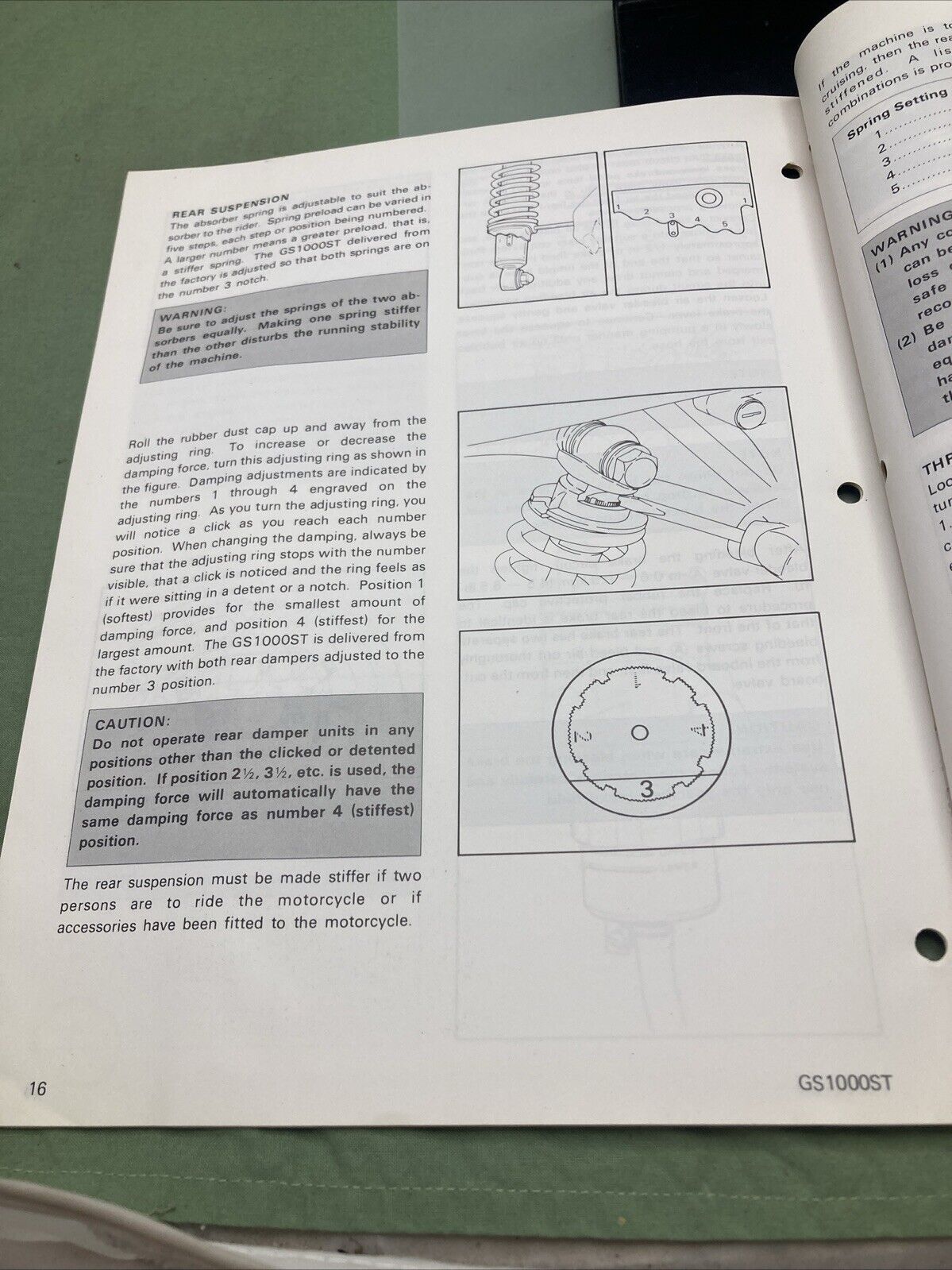 GENUINE SUZUKI MS-8600E-03 GS1000ST ASSEMBLY AND PRE-DELIVERY SERVICE GUIDE