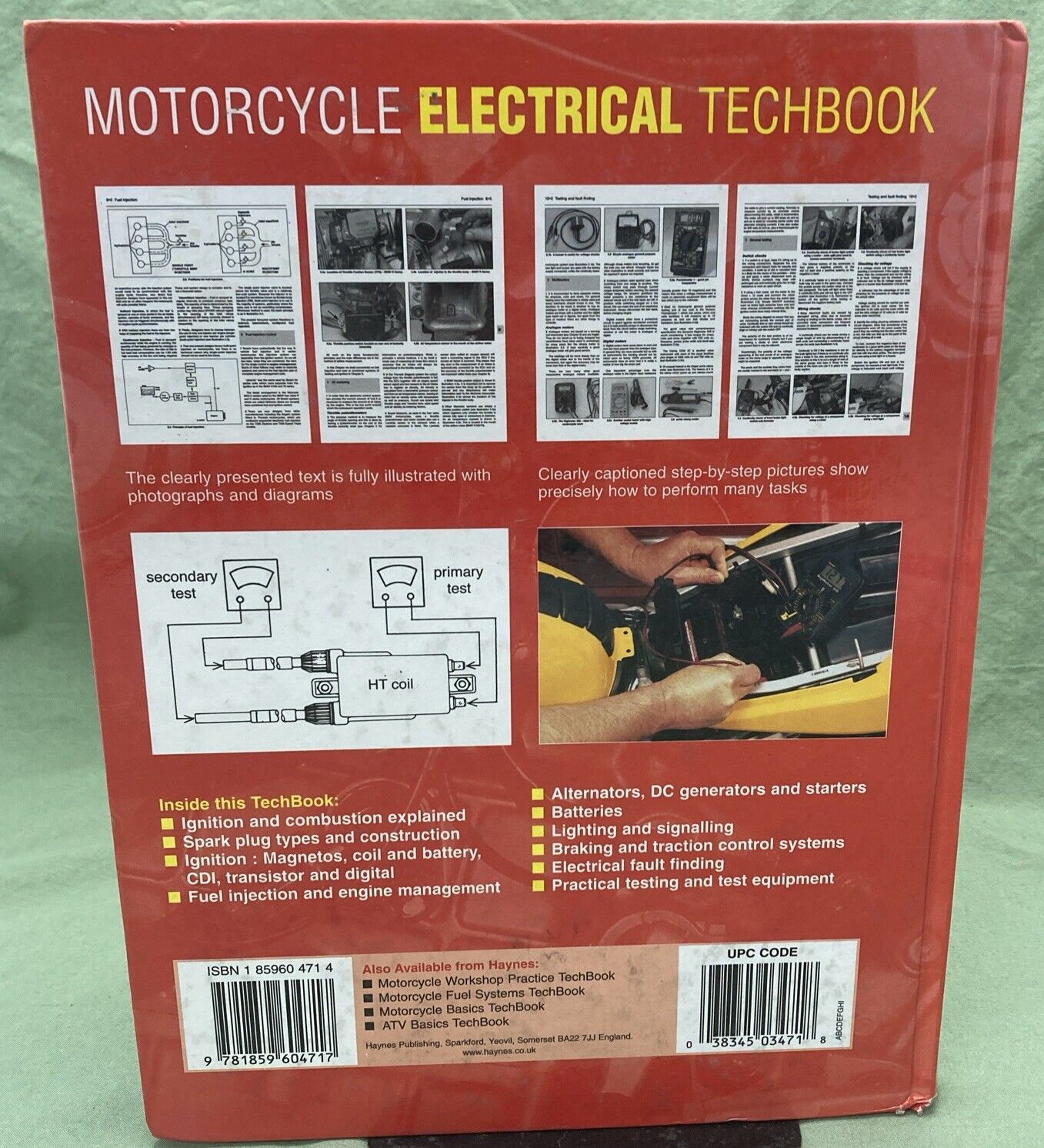 HAYNES 3471 MOTORCYCLE ELECTRICAL TECHBOOK 3RD EDITION