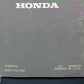 GENUINE HONDA 31VEZA00 HARMONY ROTARY MOWER OWNER'S MANUAL HRM 215 '91