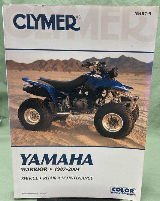 CLYMER M487-5 YAMAHA WARRIOR SERVICE MANUAL 1987-2004