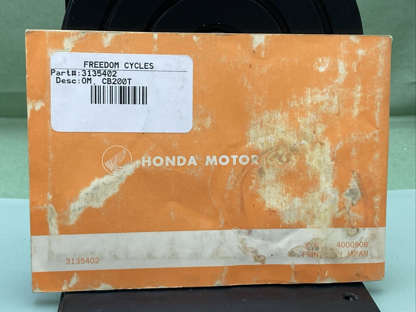 GENUINE HONDA 3135402 MODEL CB200T OWNER'S MANUAL '74