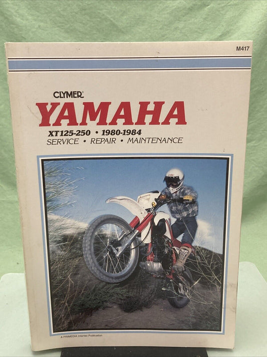 CLYMER M417 XT125-250 80-84 SERVICE MANUAL YAMAHA