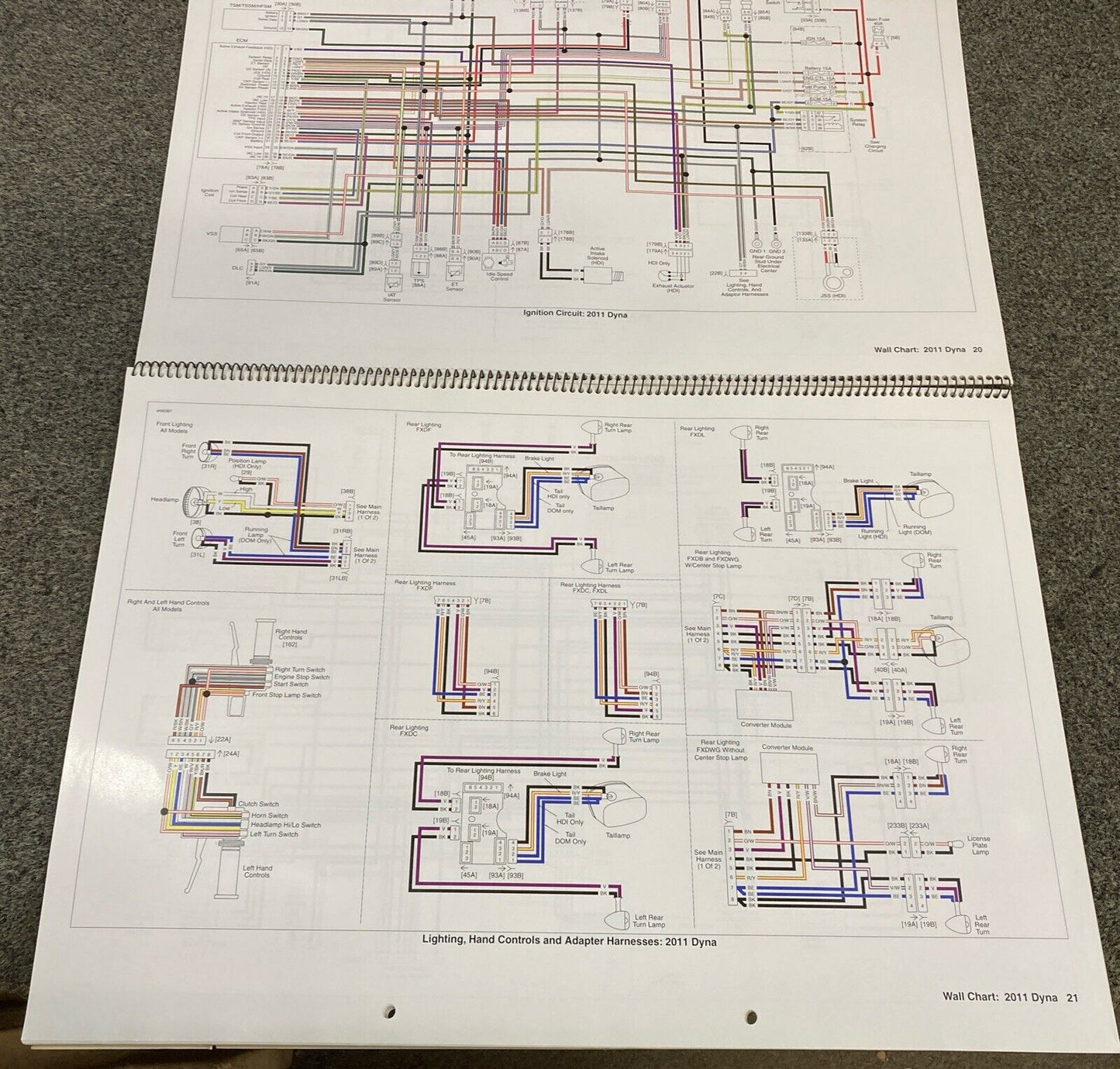 GENUINE HARLEY DAVIDSON 99949-11 WIRING DIAGRAMS BOOK 2011