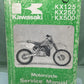 GENUINE KAWASAKI 99924-1101-01 SERVICE MANUAL KX125, KX250, KX500