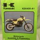 GENUINE KAWASAKI 99964-0046-01 KDX400-A1 MOTORCYCLE ASSY AND PREP MANUAL 1979