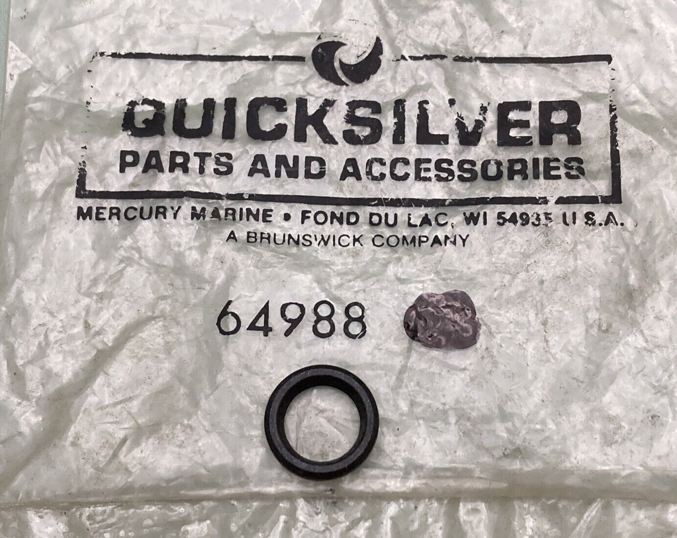 NEW GENUINE MERCURY QUICKSILVER 64988 SEAL CRNK M BEAR ASM OUTBOARD 7.5HP