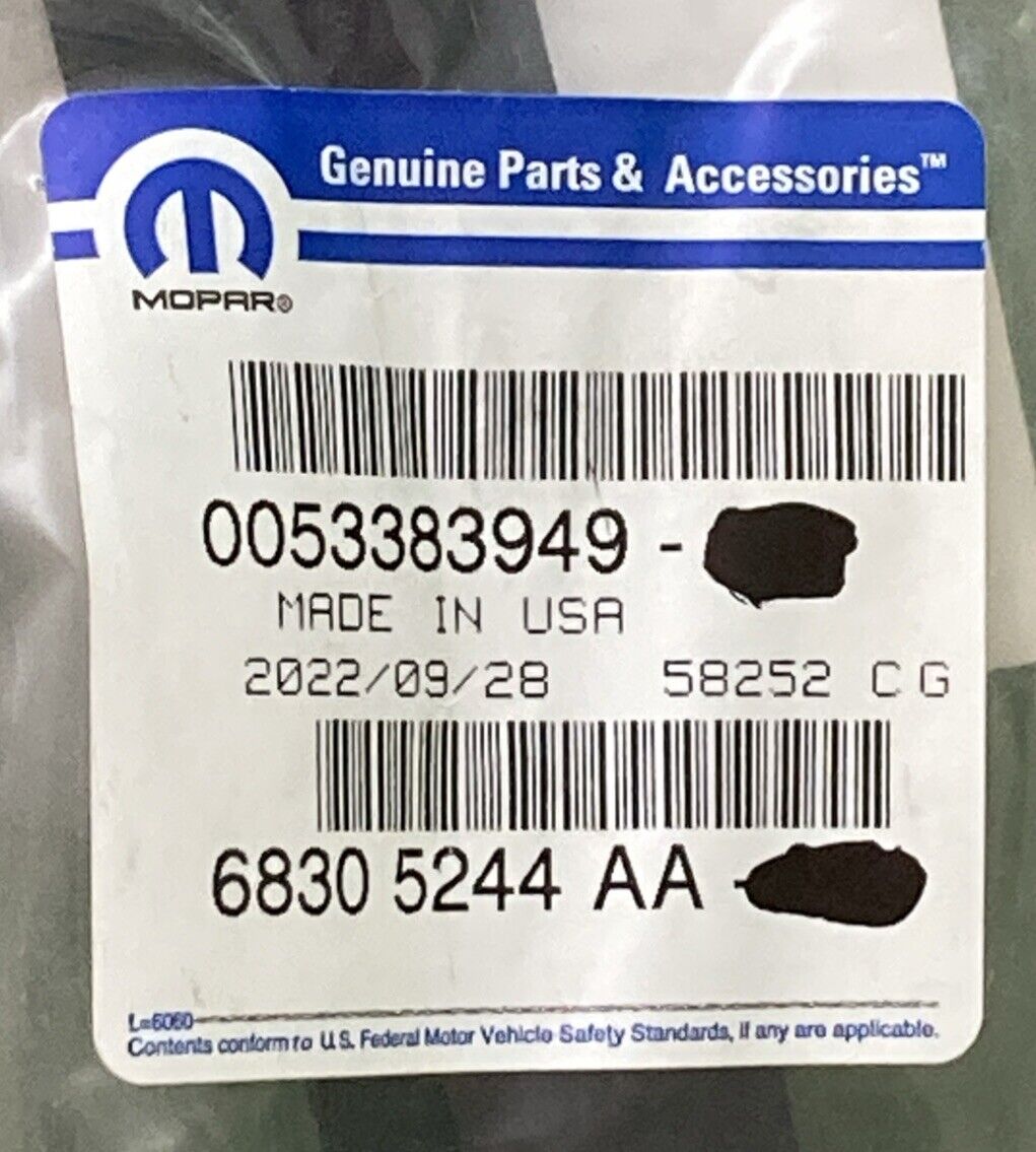 NEW GENUINE MOPAR 68305244AA Front Fascia Spat, Right 2017-2025 Chrysler