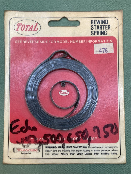 NEW GENUINE TOTAL  476 REWIND STARTER SPRING ECHO 177220-02834