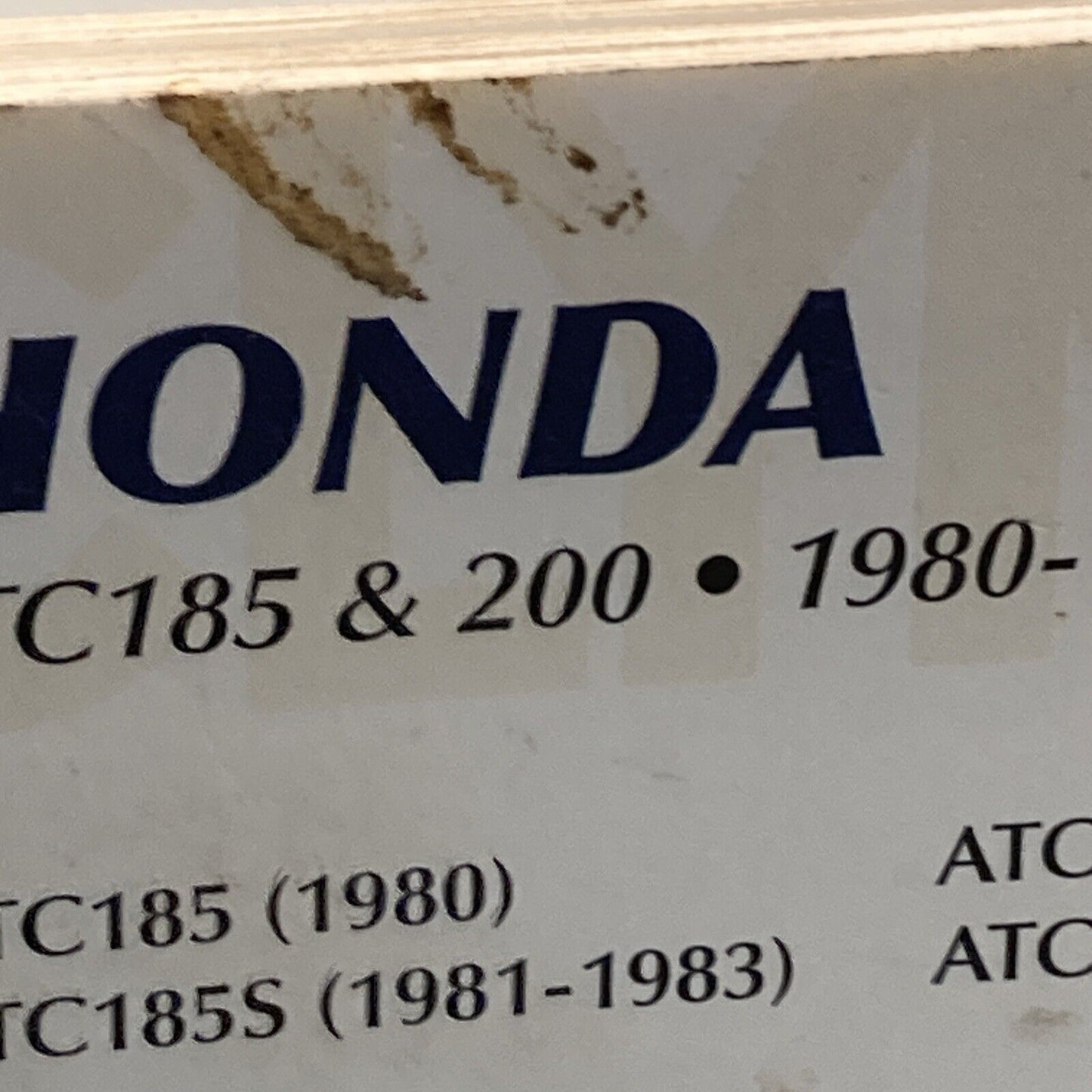 CLYMER M326 HONDA ATC185 & 200 SERVICE MANUAL 1980-1986