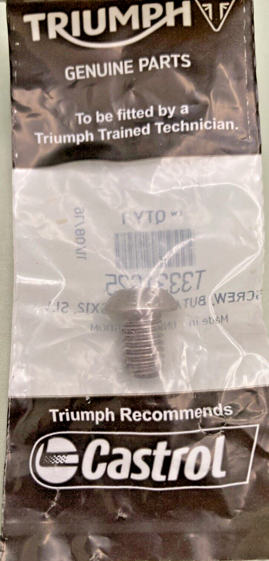 NEW GENUINE TRIUMPH T3331432 - Screw, Pan/hd, Torx, M4X18, Slv