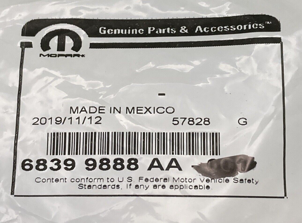 NEW GENUINE MOPAR 68399888AA Blank Key 2019-2024 Ram