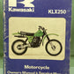 GENUINE KAWASAKI 99920-1063-01 KLX250 OWNER'S/SERVICE MANUAL