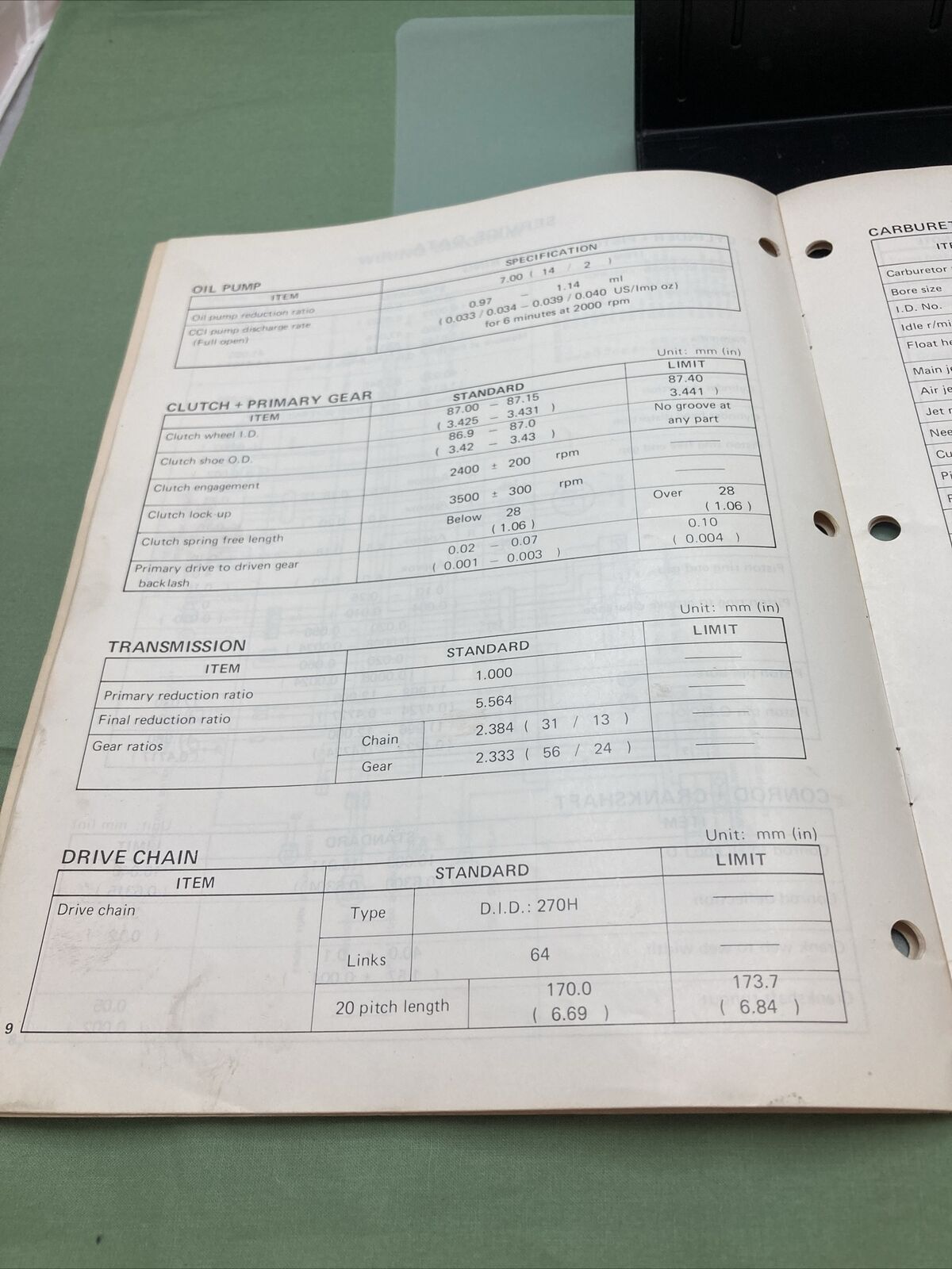 GENUINE SUZUKI SR-0570 SUPPLIMENTARY SERVICE MANUAL FA50/M