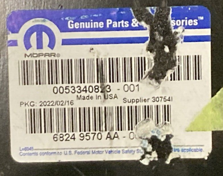 NEW GENUINE MOPAR 68249570AA SKID PLATE FITS 2014-2018 Jeep Cherokee