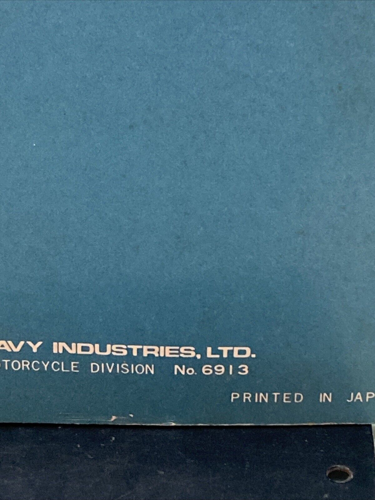 GENUINE KAWASAKI PARTS CATALOG 175 MODEL F-1, F1TR NO. 6913