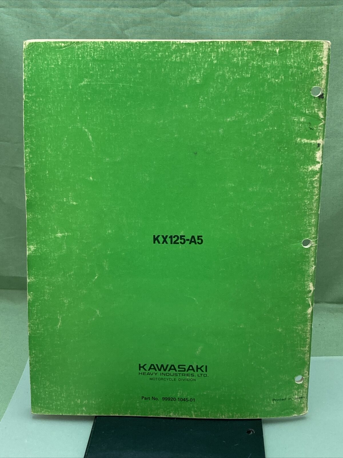 GENUINE KAWASAKI 99920-1045-01 KX125 OWNER'S/SERVICE MANUAL