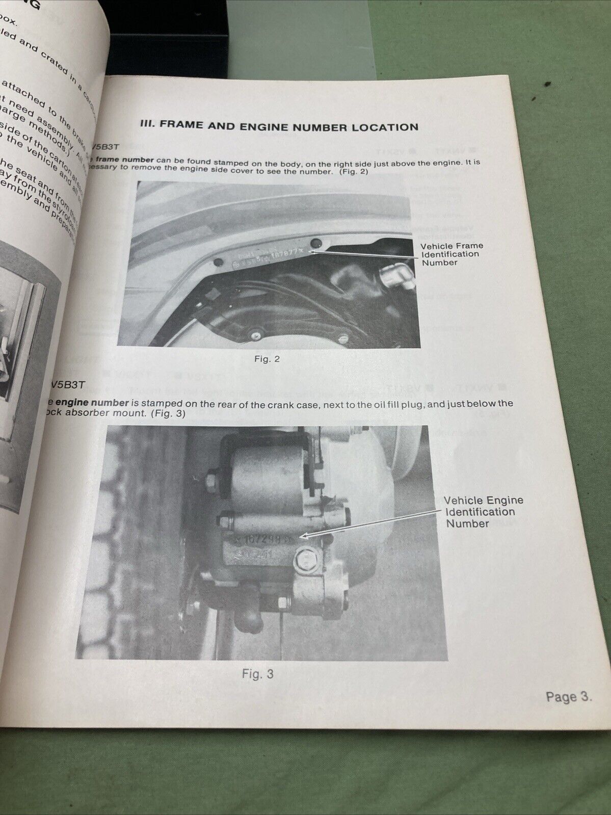 GENUINE VESPA MOTORSCOOTER: 50 SPECIAL P125X P200E ASSEMBLY AND PREP MANUAL