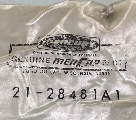 NEW GENUINE MERCURY QUICKSILVER 21-28481A1 CHECK VALVE CYLINDER BLOCK CRNK ASM