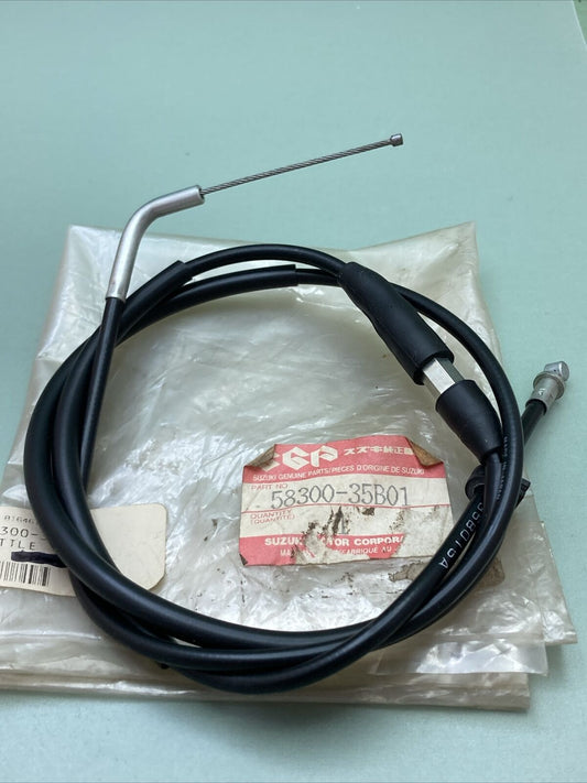 NEW GENUINE SUZUKI 53800-35B01 THROTTLE CABLE