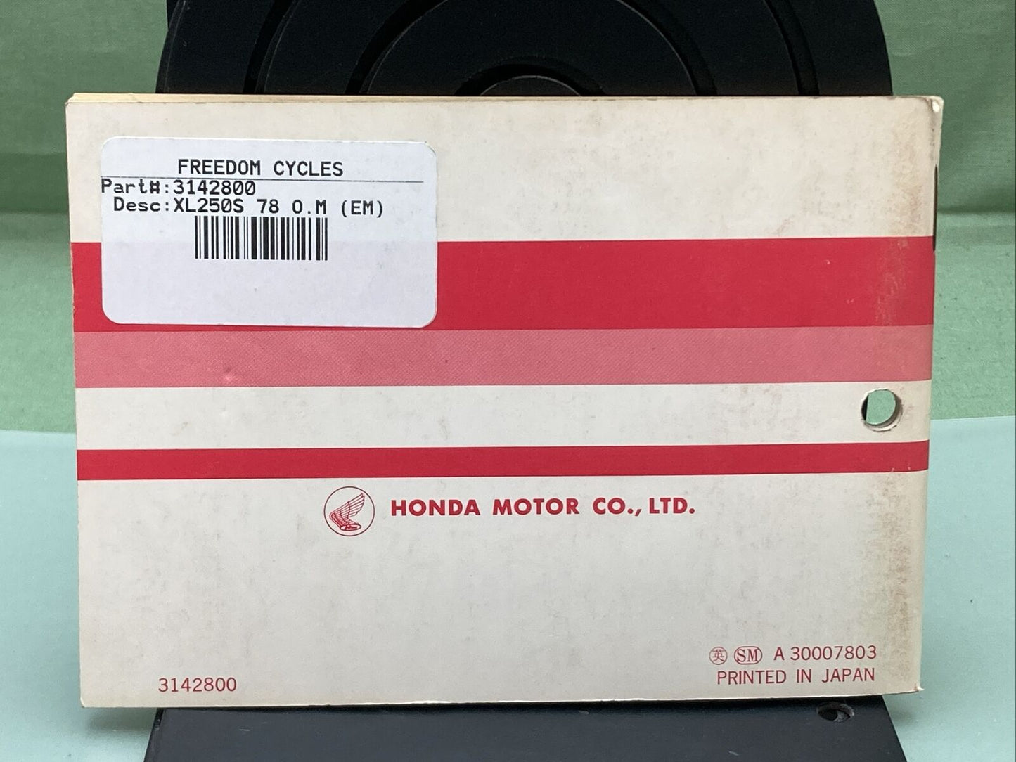 GENUINE HONDA 3142800 XL250S OWNER'S MANUAL '78