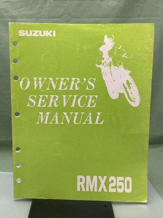 GENUINE SUZUKI 99011-05D54-03A OWNER'S SERVICE MANUAL RMX250