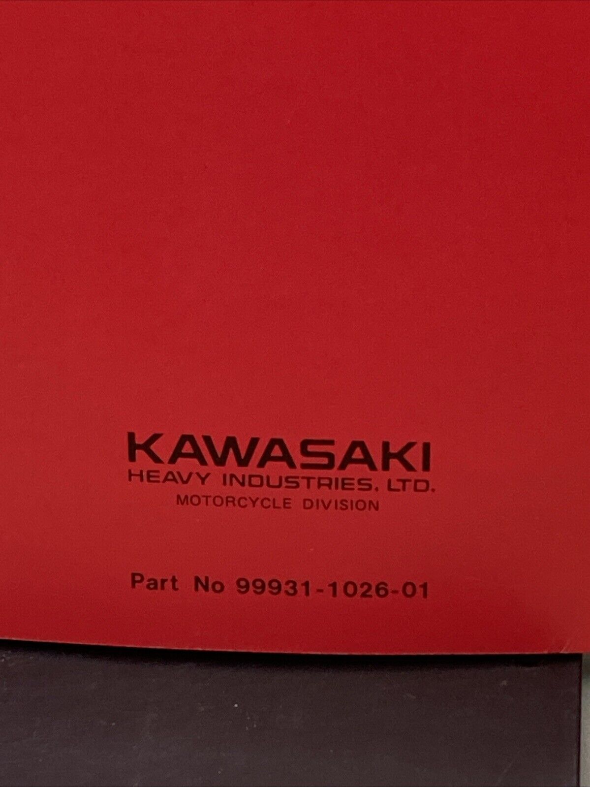 GENUINE KAWASAKI 99931-1026-01 KE125 MOTORCYCLE ASSY AND PREP MANUAL 1977/78