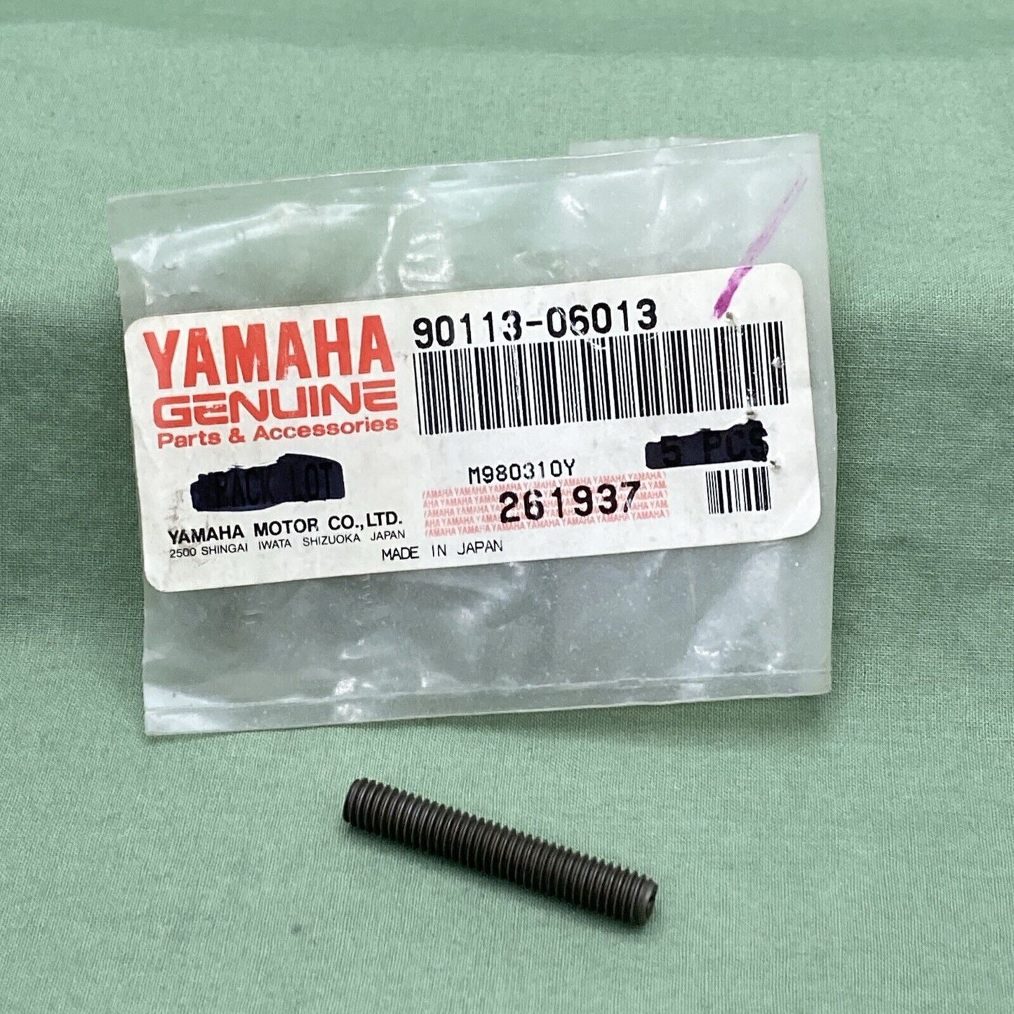 QTY 3 NEW GENUINE YAMAHA 90113-06013 CLUTCH Bolt, Set