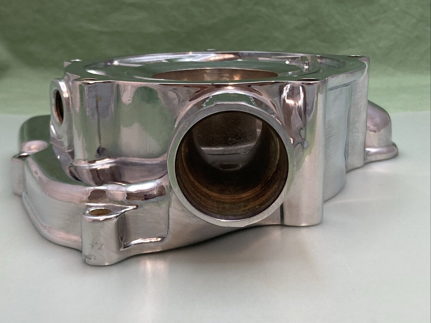 YAMAHA 26H-12420-01-00 CHROME WATER PUMP HOUSING XVZ1300 1983-93